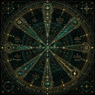 Consciousness architecture portrait — Legendary Architect of the Invisible Instrument